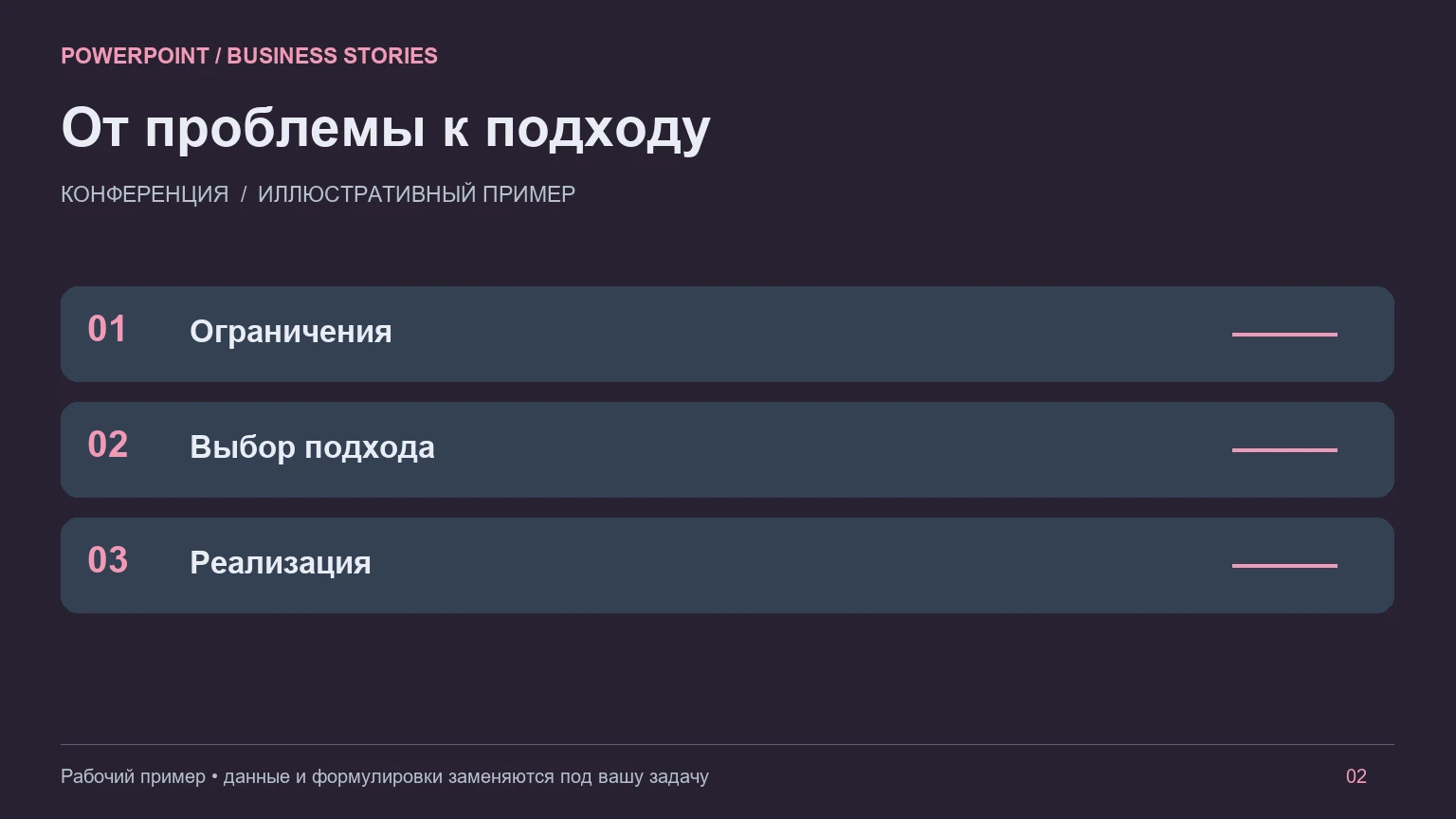 Дополнительный слайд: Презентация для конференции